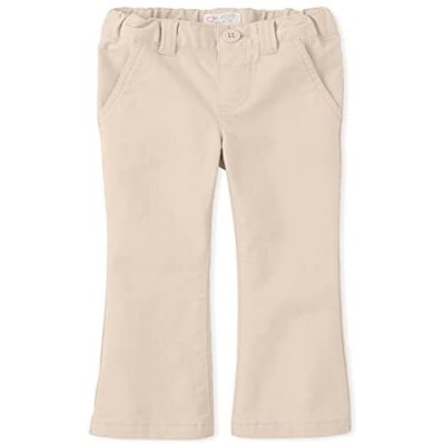 The Children's Place Girls Toddler Uniform Bootcut Chino Pants