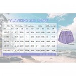 ALAVIKING Girls Cotton Shorts Athletic Running Shorts with Elastic Waistband Workout Shorts for Girls Size 3-12 Years