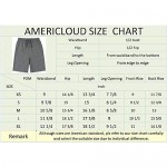AMERICLOUD Kids 1 or 2 Pack Drawstring Cotton Shorts Soft Athletic Shorts with Pockets for Boys and Girls 3-12 Years