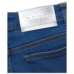 DKNY Girls Soft Touch Stretch Denim Shorts with Two Button Waist