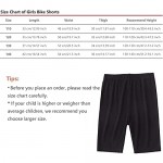 Girls Bike Shorts Athletic Dance Shorts for Under Dress 3 Pack Safe Active Shorts Underwear