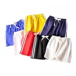 Little Girls Workout Athletic Shorts 3 Pack Cotton Solid Dolphin Shorts Summer Beach Shorts 2-10 Years