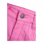 Real Love Girls' Super Stretch Twill Shorts (2 Pack)