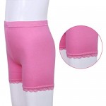 Resinta 6 Pack Girls Lace Shorts Dance Shorts Girls Bike Shorts Breathable Safety 6 Colors