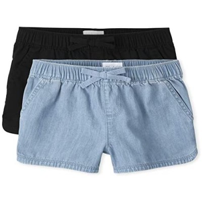 The Children's Place Girls Pull On Shorts 2-Pack