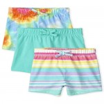 The Children's Place Toddler Girls Print Shorts 3-Pack