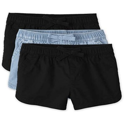 The Children's Place Toddler Girls Pull On Shorts 3-Pack