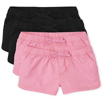 The Children's Place Toddler Girls Pull On Shorts 4-Pack