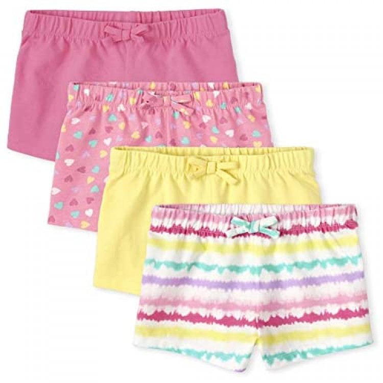 The Children's Place Toddler Girls Rainbow Shorts 4-Pack